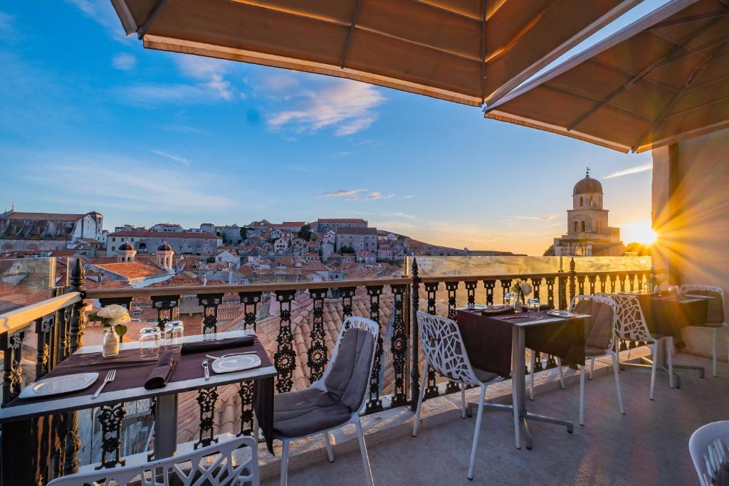 Balkón alebo terasa v ubytovaní Prijeko Palace