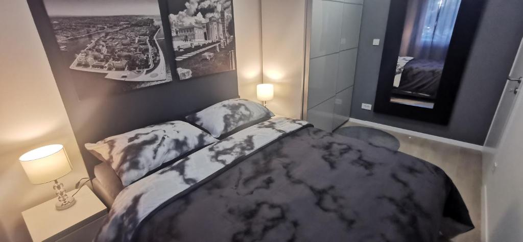 Posteľ alebo postele v izbe v ubytovaní Legacy Marine2 - Zadar, Luxury Suites