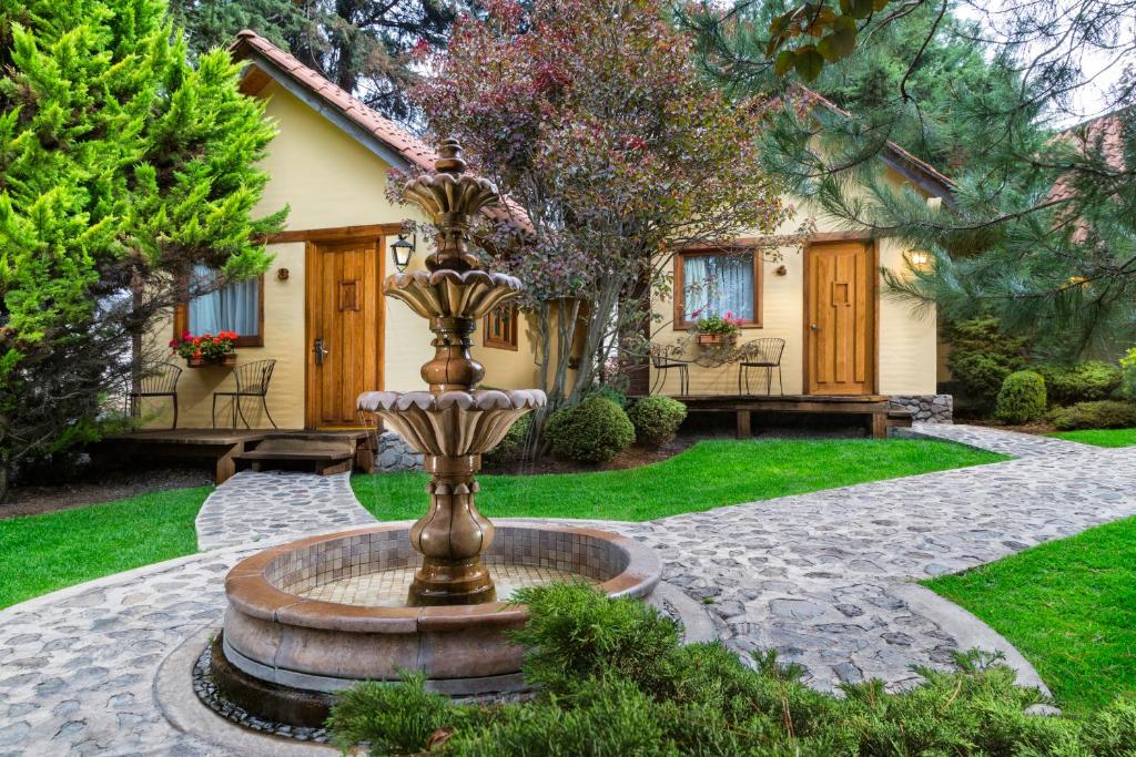 Zahrada ubytování Cabañas Sierra Mazamitla
