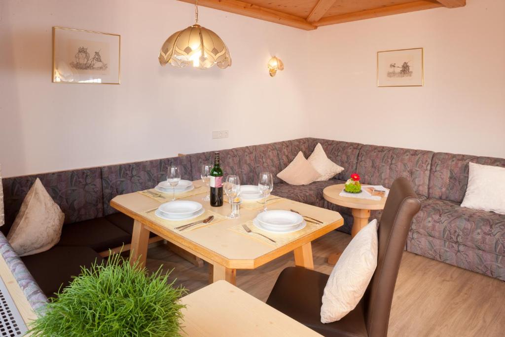 Posezení v ubytování Haus Bstieler