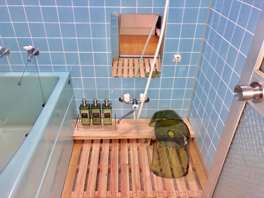 A bathroom at KR Apartment in Kanazawa