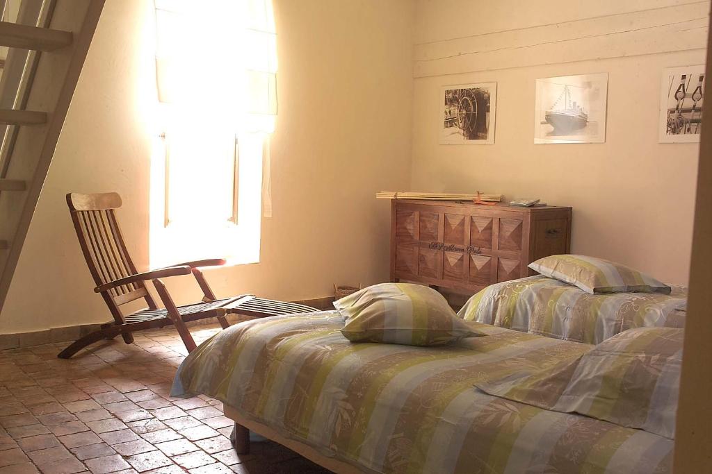Postel nebo postele na pokoji v ubytování Demeure de Digoine "Chambre d'Hotes"