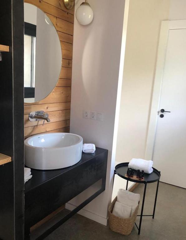 Koupelna v ubytování Hotel EN