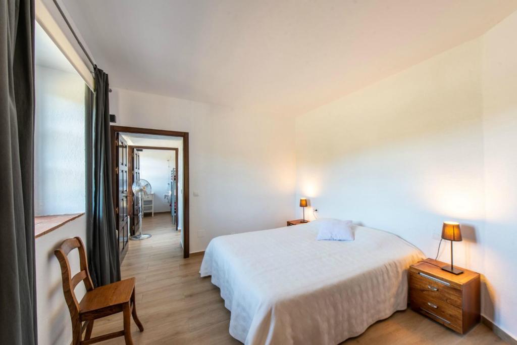 Cama o camas de una habitación en Los Pozos de la Nieve