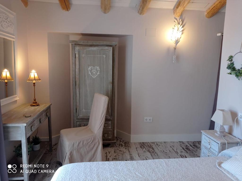 Cama o camas de una habitación en Finca La Favorita- Suites