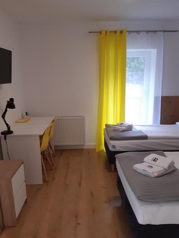 Posteľ alebo postele v izbe v ubytovaní SZWEDZKA22 PL Premium Rooms