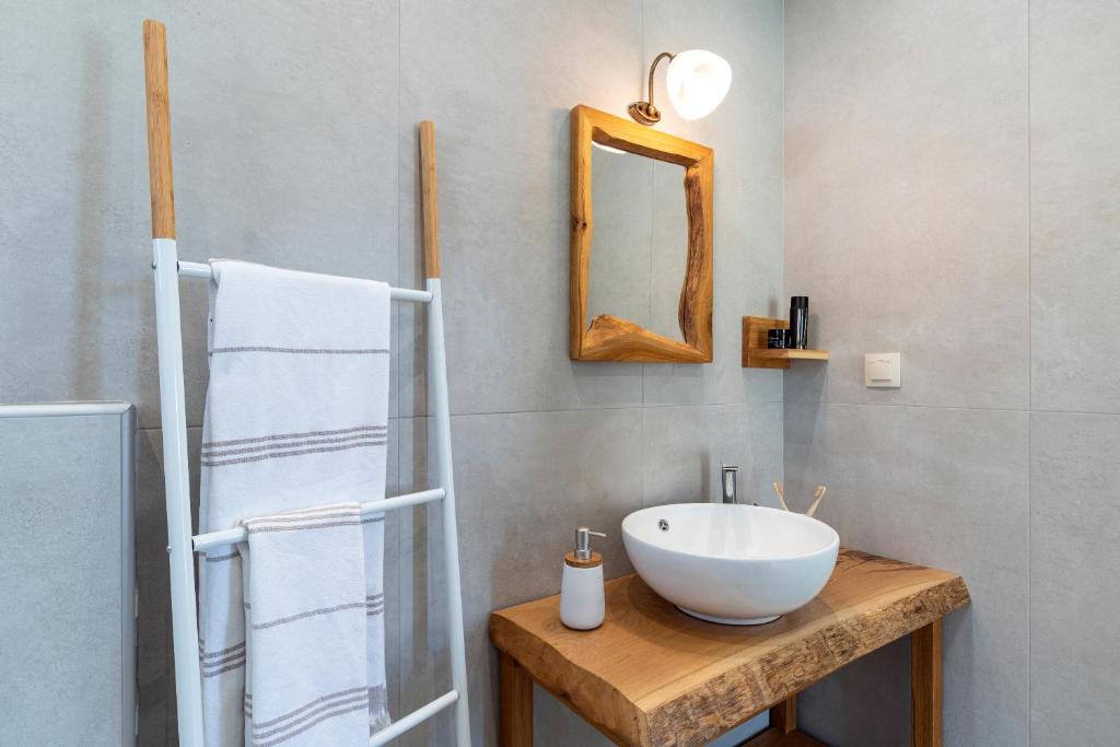 Koupelna v ubytování Serenity Villas