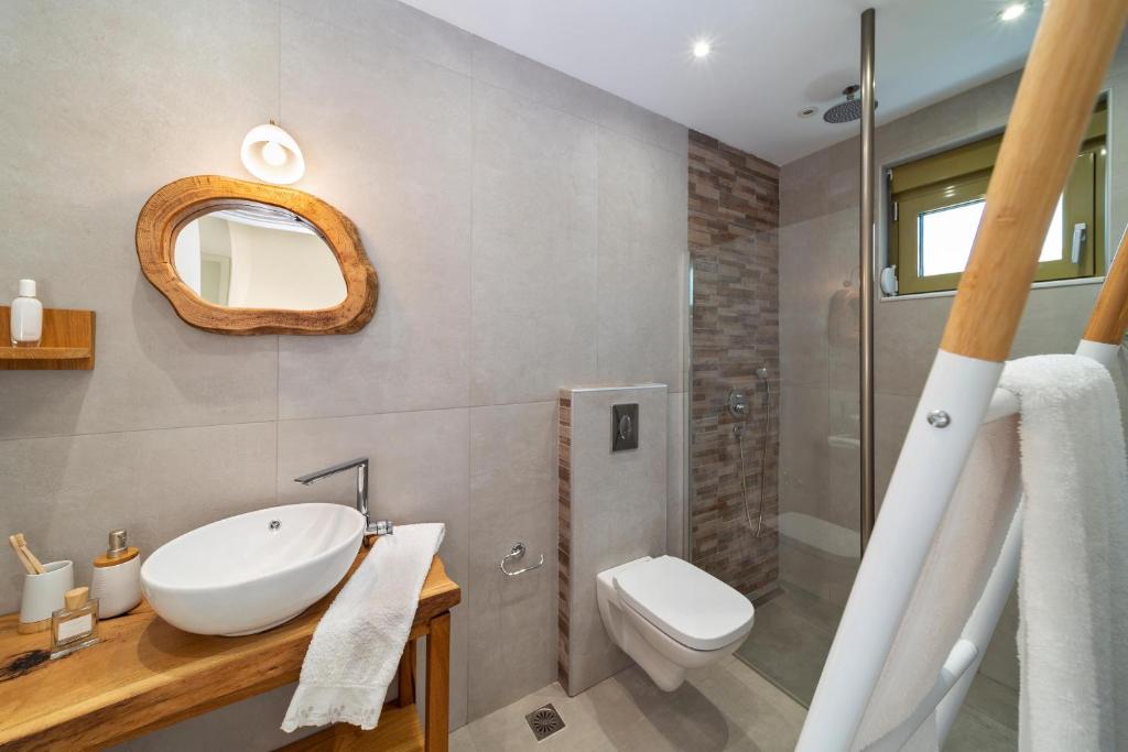 Koupelna v ubytování Serenity Villas