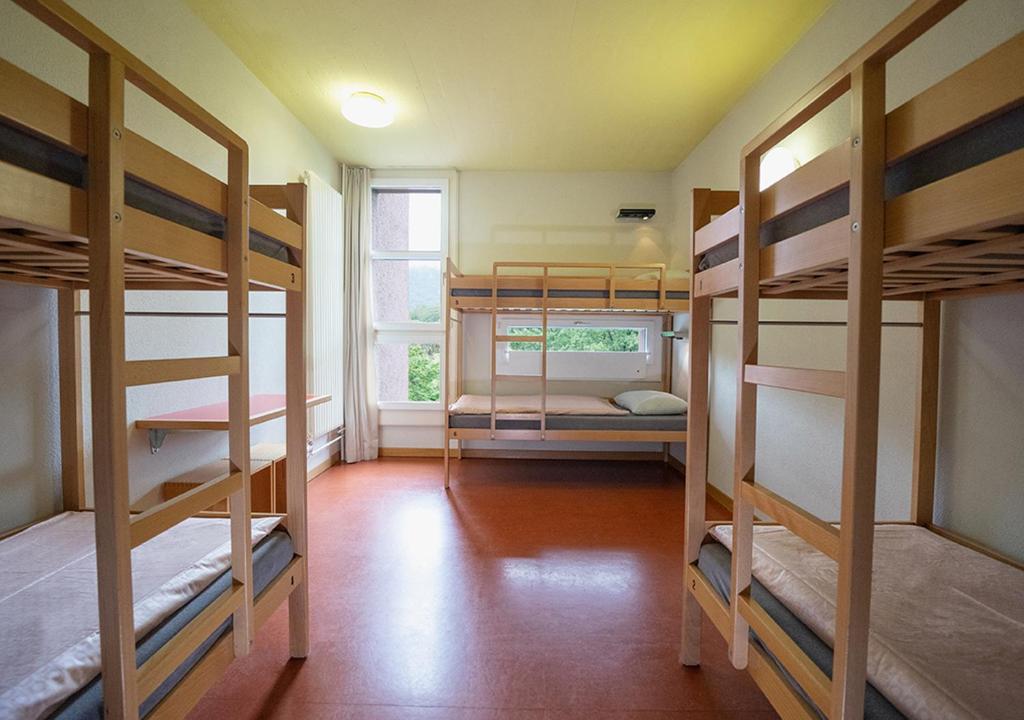 Palanda nebo palandy na pokoji v ubytování Zurich Youth Hostel