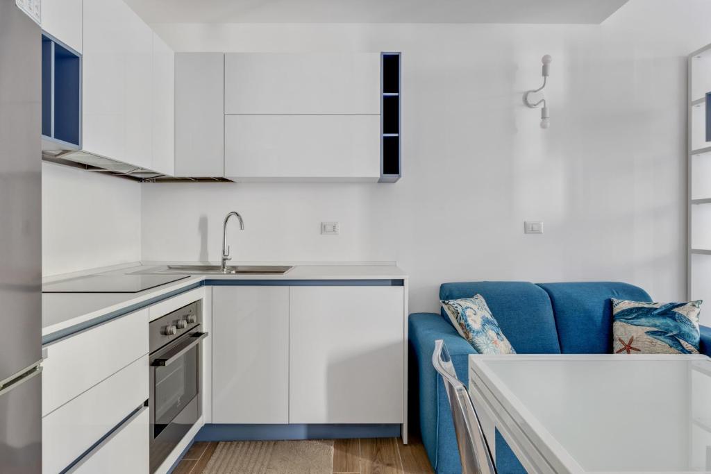 Kuchyňa alebo kuchynka v ubytovaní Loft Moderno sui Navigli