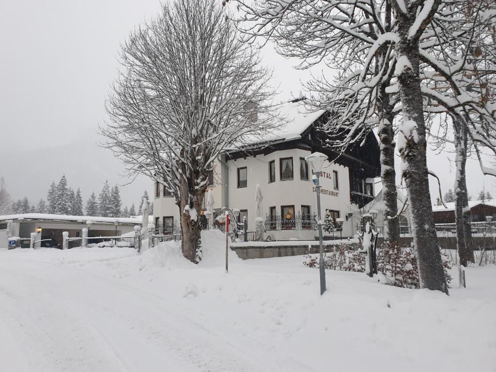 Hotel Gasthof Gaistal v zimě