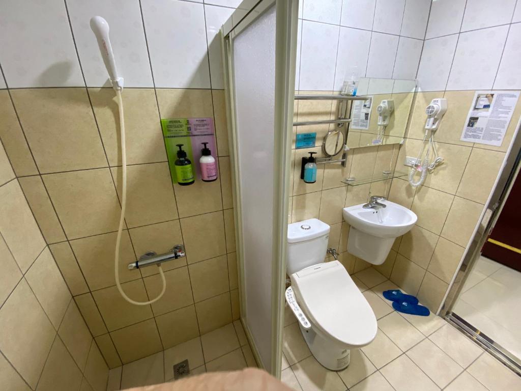 Koupelna v ubytování Luyu Homestay