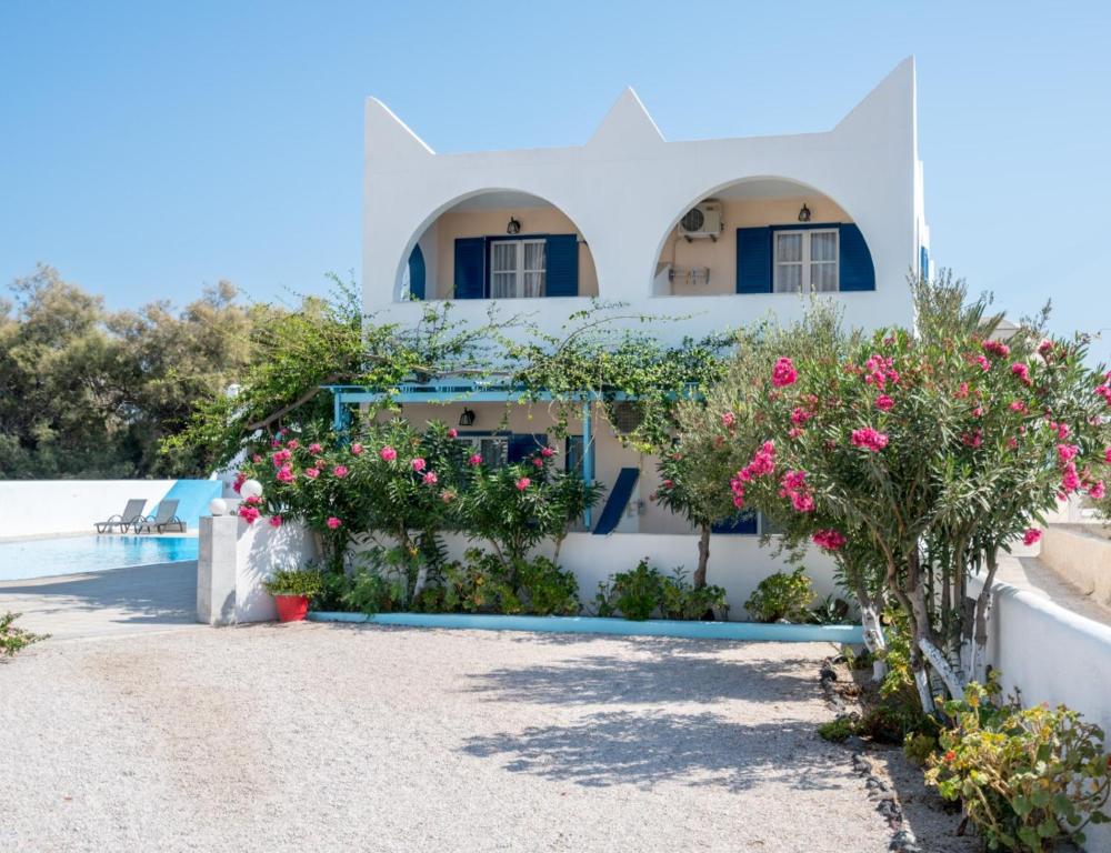 Zahrada ubytování Villa Limnes