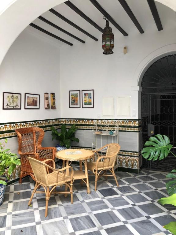 Część wypoczynkowa w obiekcie Lujosa suite privada en casa del S XIX