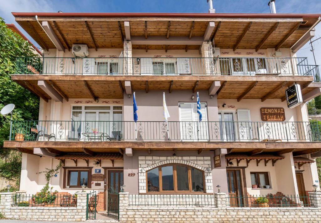 Balkón alebo terasa v ubytovaní Semeli Guesthouse
