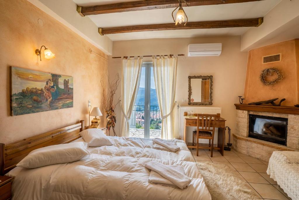 Posteľ alebo postele v izbe v ubytovaní Semeli Guesthouse