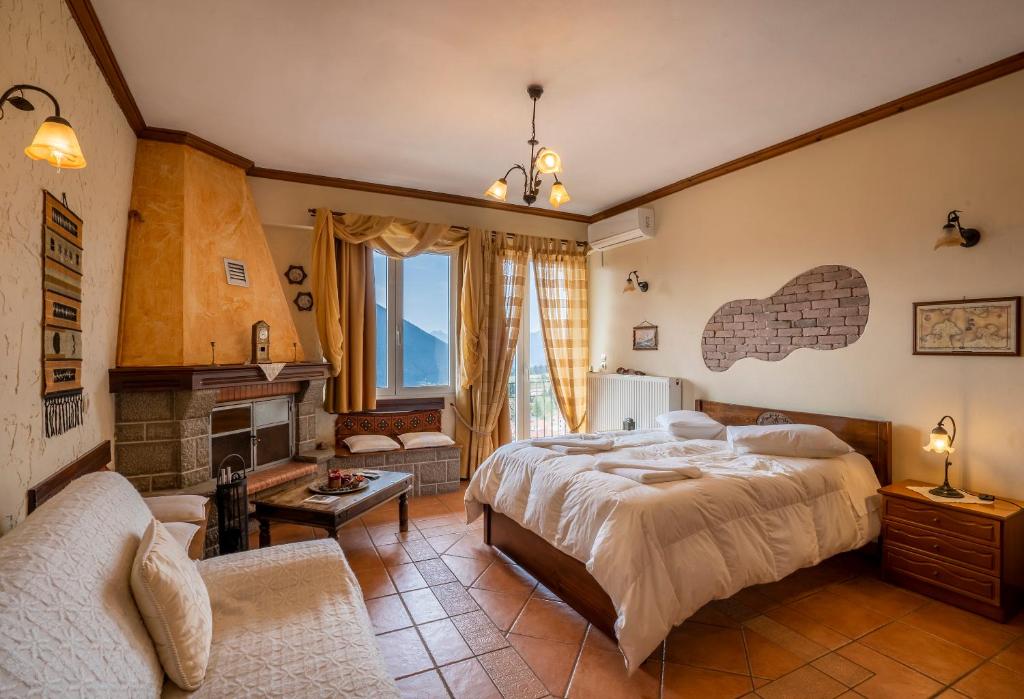 Posteľ alebo postele v izbe v ubytovaní Semeli Guesthouse