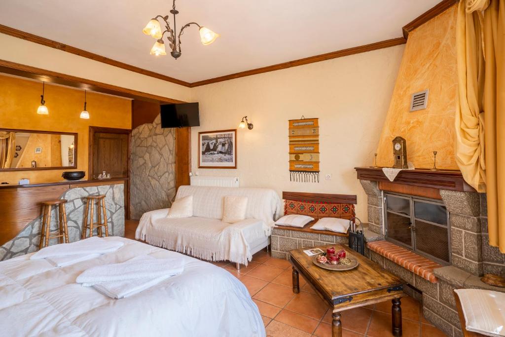 Posteľ alebo postele v izbe v ubytovaní Semeli Guesthouse