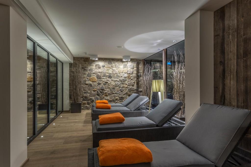 Posezení v ubytování Das Graseck - mountain hideaway & health care