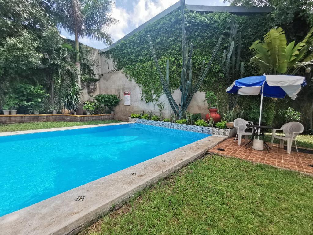 Bazén v ubytování Hotel Las Dalias Inn nebo v jeho okolí