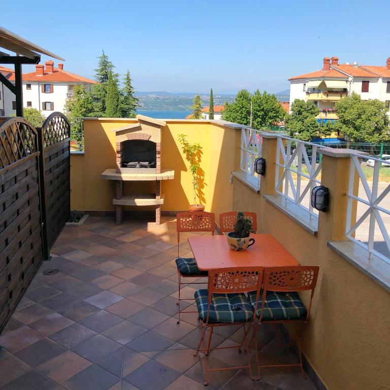 En balkon eller terrasse på Villa Moare