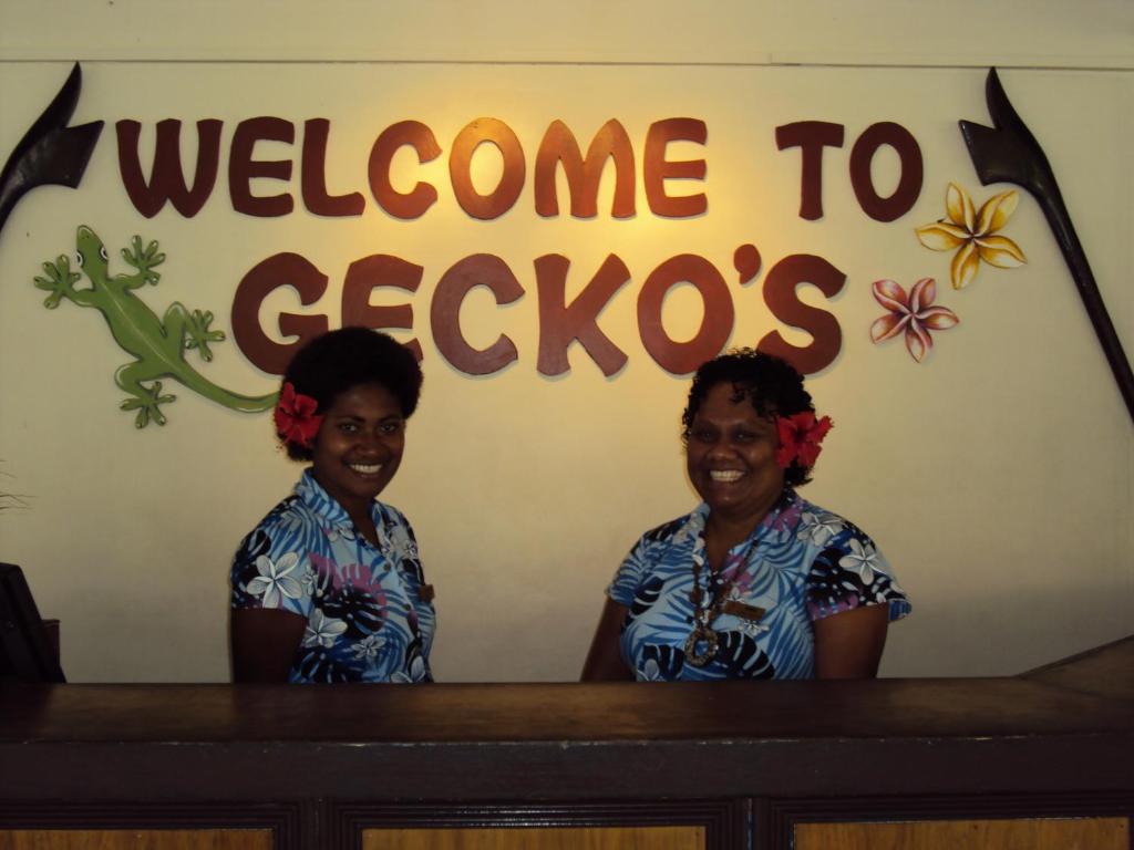 Gestir sem dvelja á Gecko's Resort