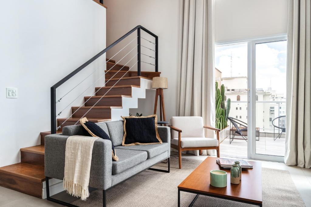 Duplex completo com terraço privativo - Jardim Paulista