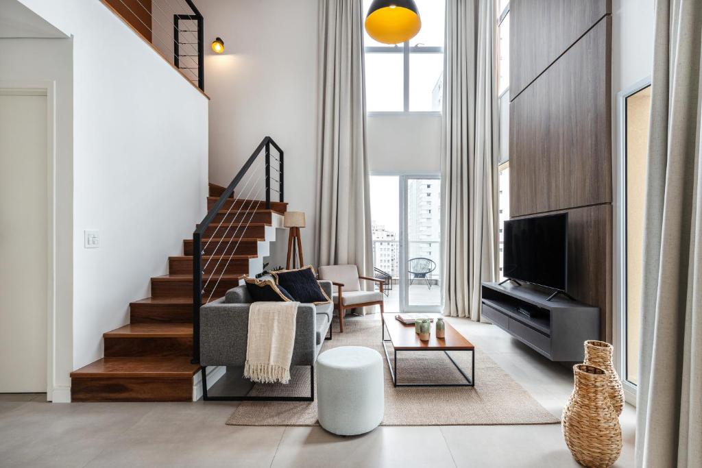  Duplex completo com terraço privativo - Jardim Paulista