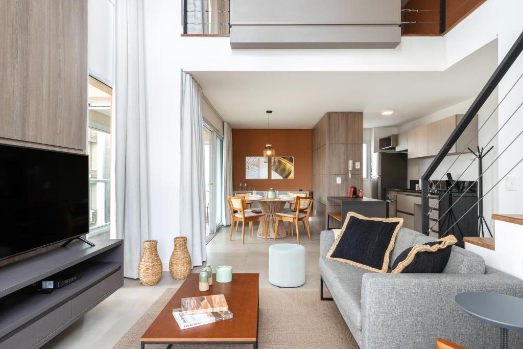  Duplex completo com terraço privativo - Jardim Paulista