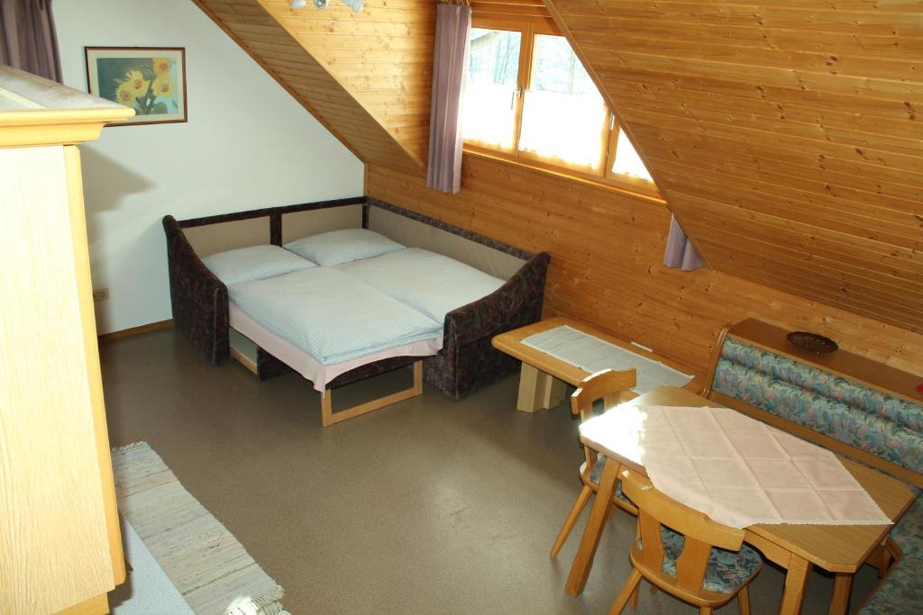 Posteľ alebo postele v izbe v ubytovaní Appartement Pension Grasser