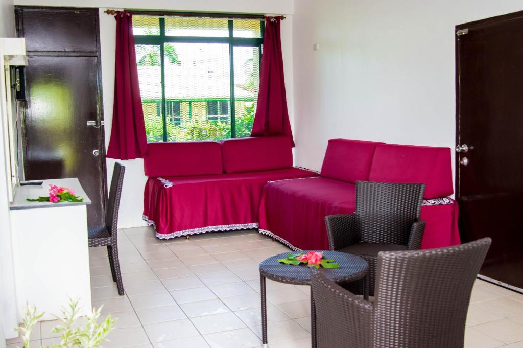 Posezení v ubytování Grand West Villas