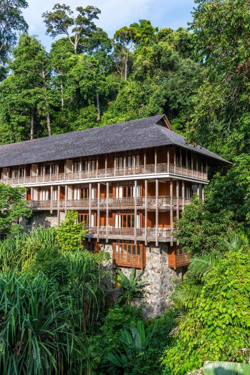 Das Gebäude in dem sich das Resort befindet