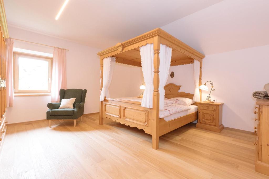 Postel nebo postele na pokoji v ubytování Ferienwohnung Wies Wieserhof