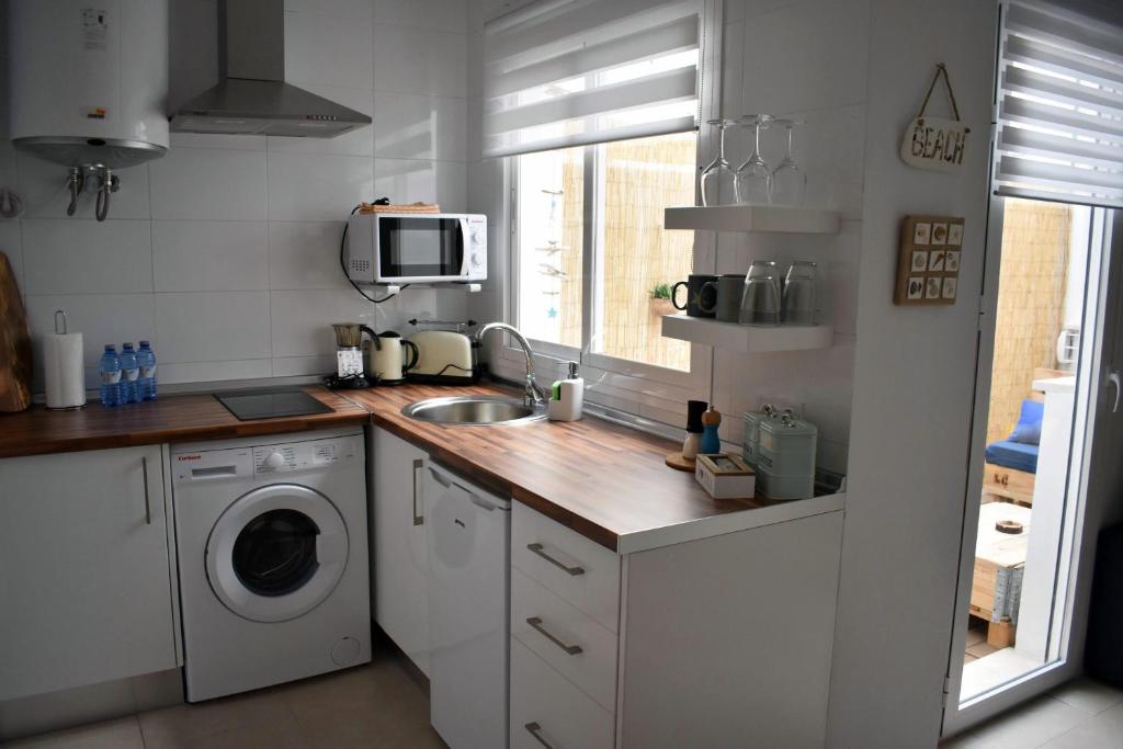 Kuchyňa alebo kuchynka v ubytovaní Casa Al Sur Apartments