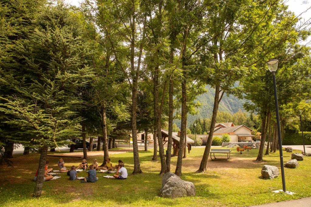 Zahrada ubytování Camping RCN Belledonne