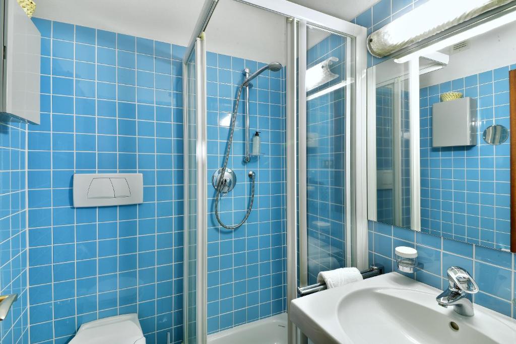 Koupelna v ubytování Hotel Juliane