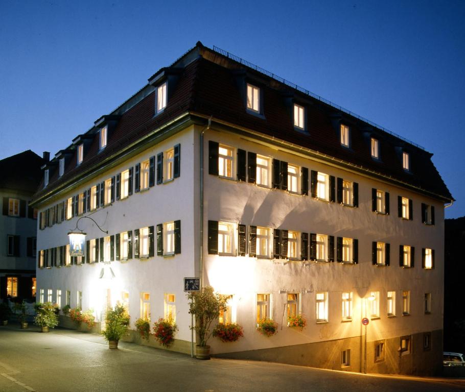 a large white building with lights on at Aspire Kronprinz, Trademark Collection by Wyndham in Schwäbisch Hall