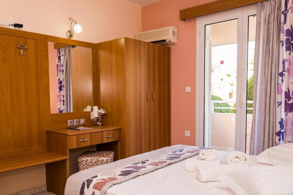 Postel nebo postele na pokoji v ubytování Macedonia