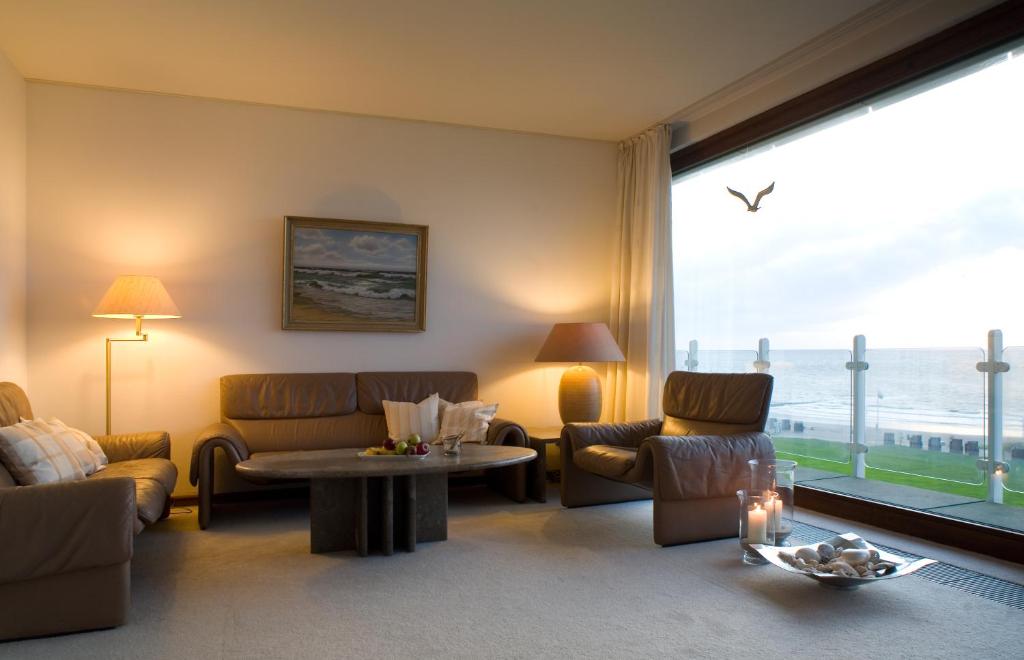 Posezení v ubytování Kaiserblick Norderney