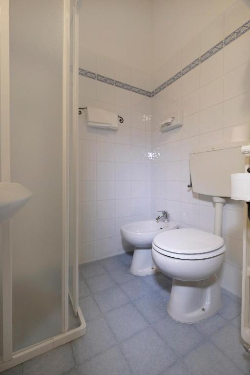 Koupelna v ubytování Oliviera Camere