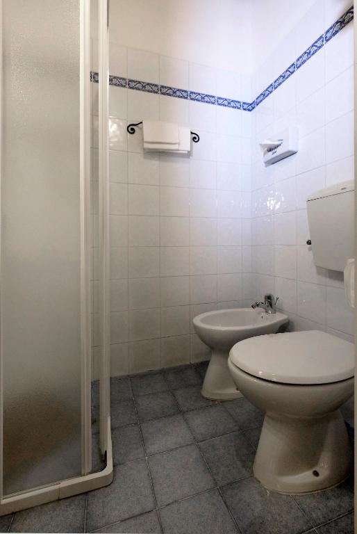 Koupelna v ubytování Oliviera Camere