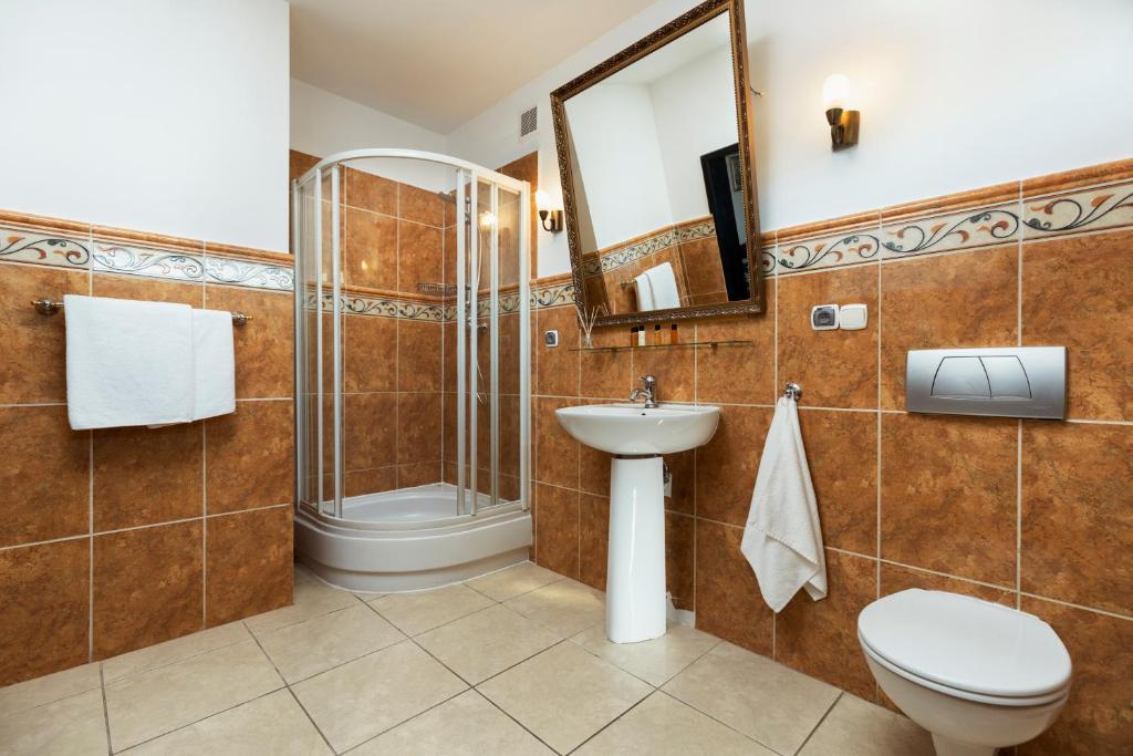Kúpeľňa v ubytovaní Villa Toscania-check in 24h
