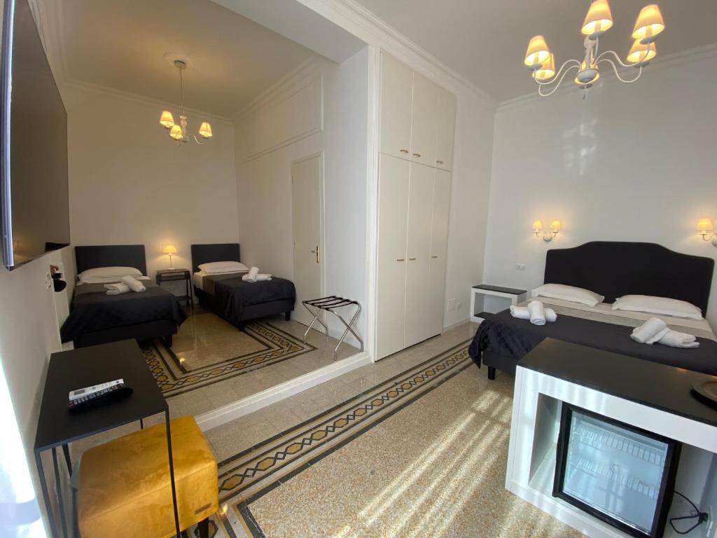 Posteľ alebo postele v izbe v ubytovaní Art Atelier Risorgimento Guest House