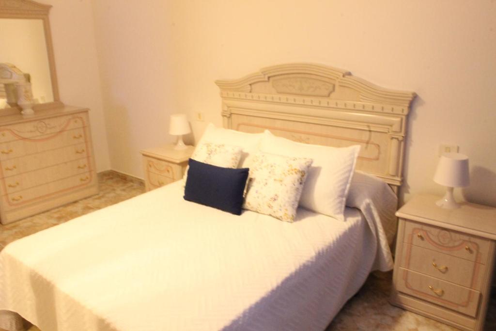 Postel nebo postele na pokoji v ubytování Mele Sky Beach Playa de Mogán
