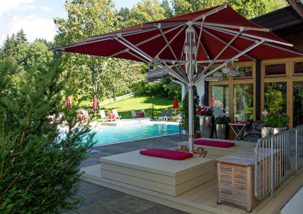 Bazén v ubytování Ferienappartements Landhof nebo v jeho okolí