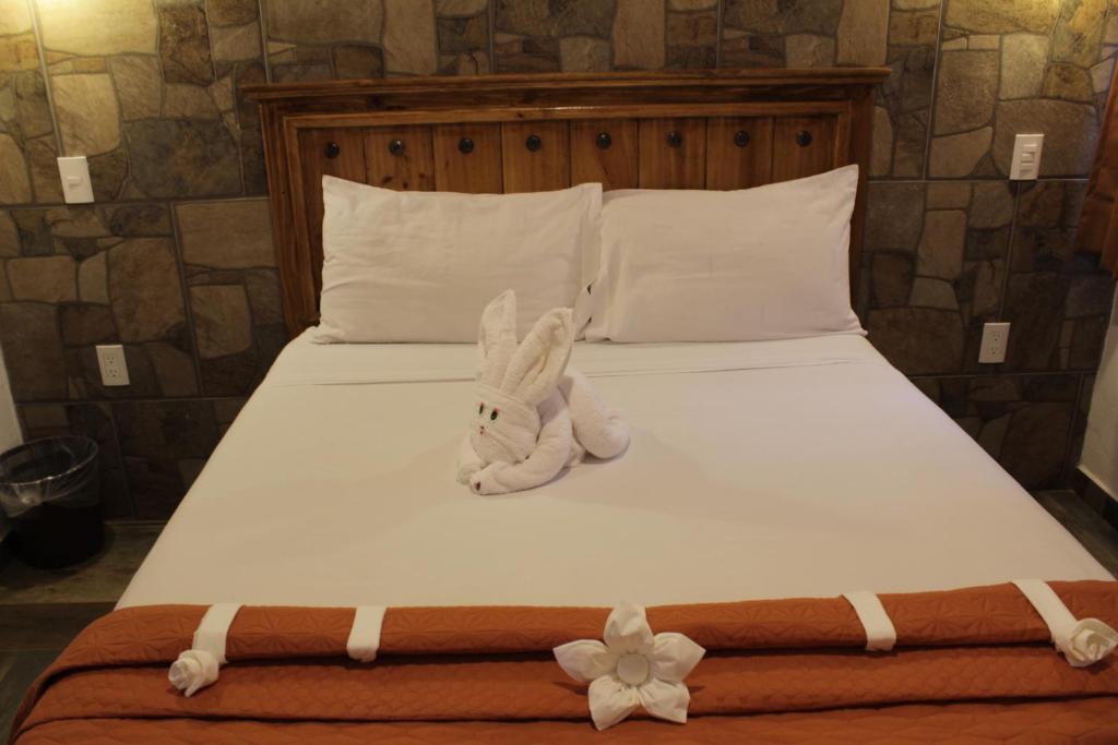 Cama o camas de una habitación en Venados Inn