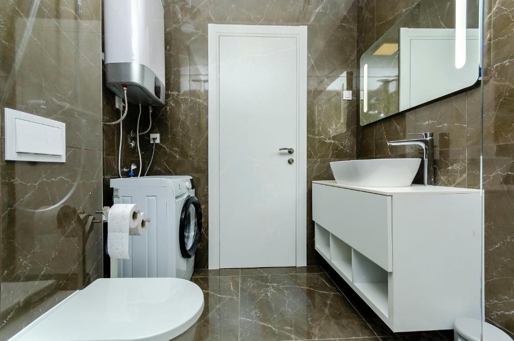 Kúpeľňa v ubytovaní Apartments Crystal Luxury