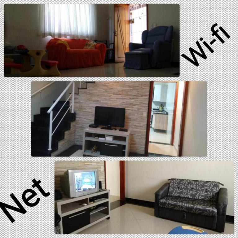  Casa Praia Grande - Guilhermina- 2 suítes com ar condicionado