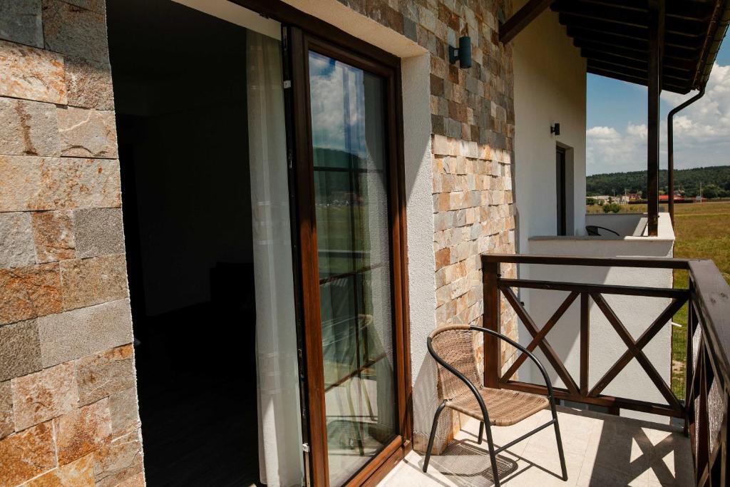 Balkón nebo terasa v ubytování Casa Iarina