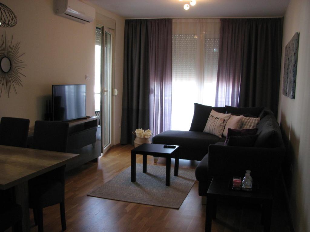 TV a/nebo společenská místnost v ubytování Apartments B&S Lux